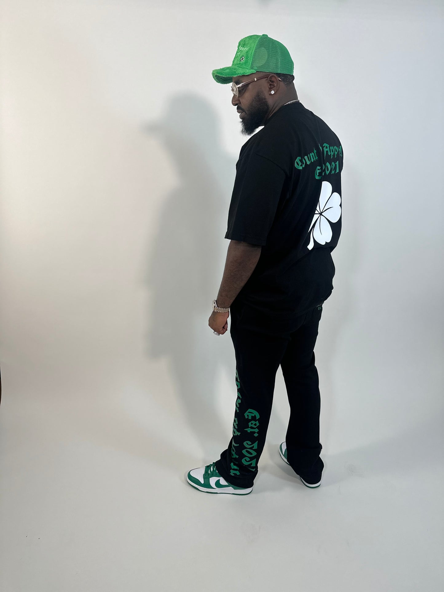 Lucky Count Up Stack Joggers Set/Hat